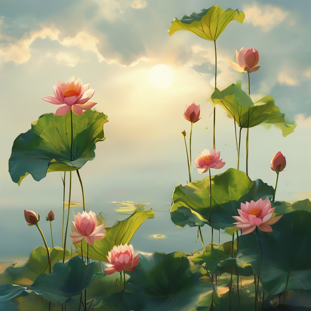 小暑时节清凉解暑的绿豆汤和西瓜